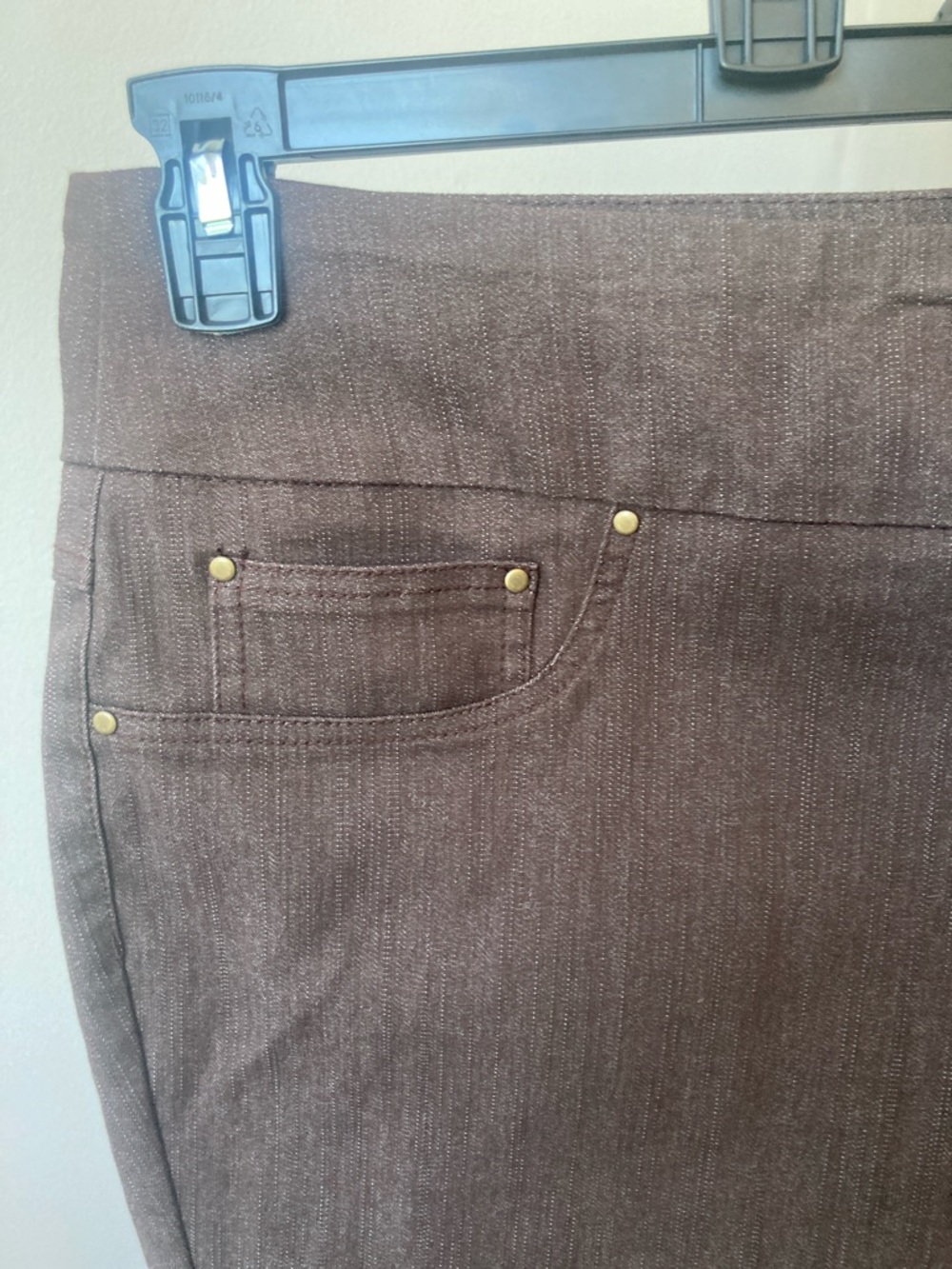 Ruby Rd ankle pant slimming contour waistband pant 24W - Picture 8 of 17